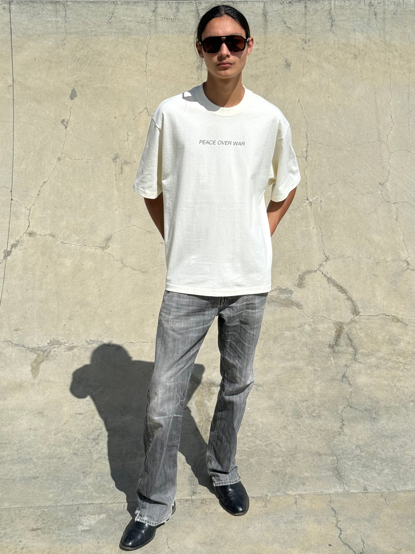 Front Text — Off White