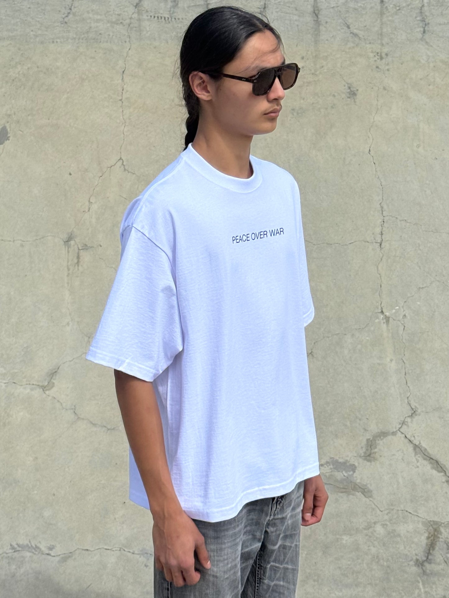 Front Text — White